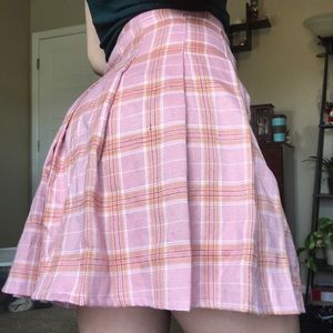 🌺Pink pleated mini skirt 🌺